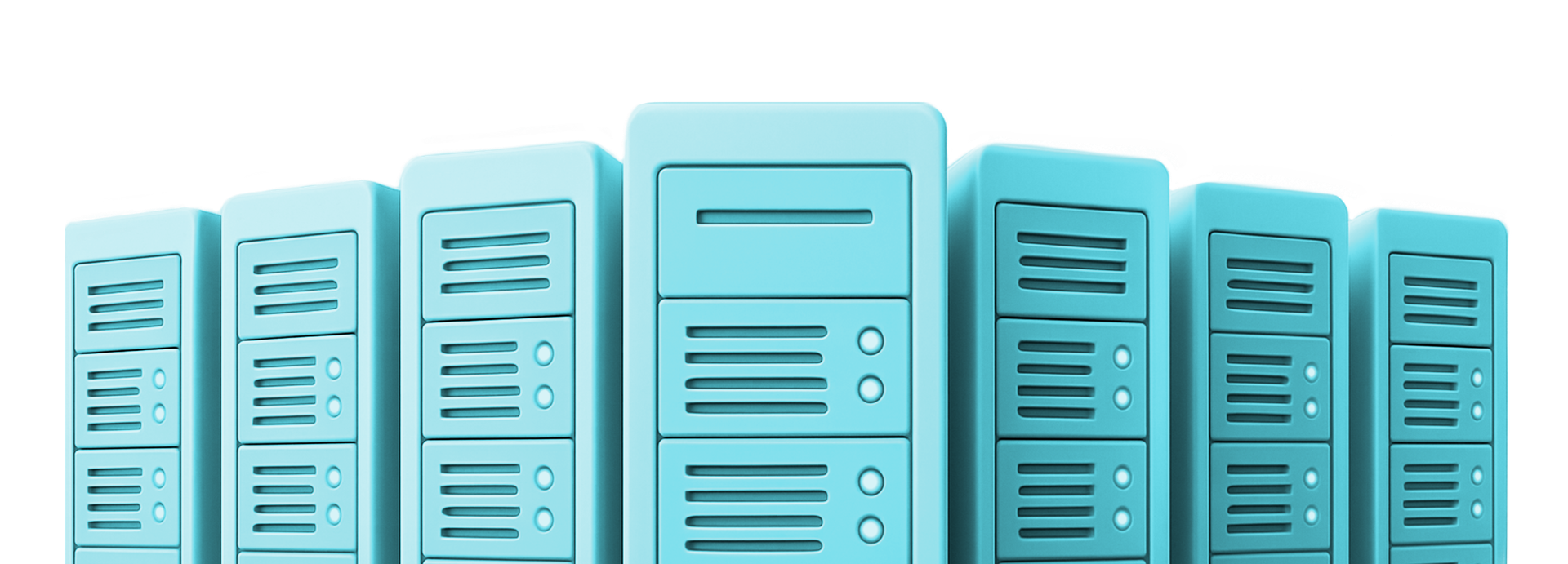 Serverracks im Rechenzentrum als Teil einer modernen IT-Infrastruktur zur sicheren Datenverarbeitung